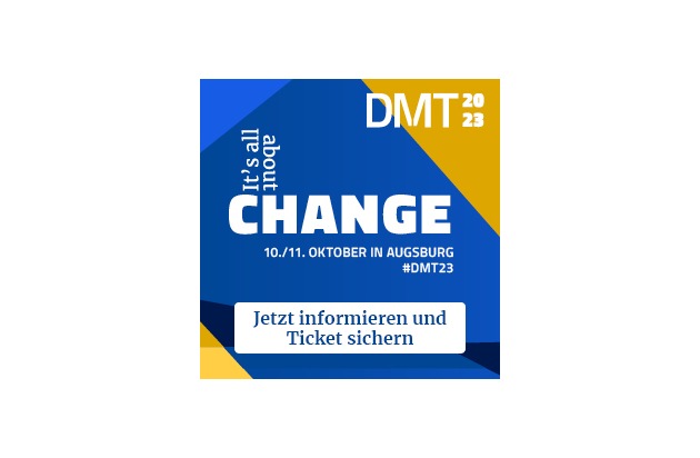 Zeit, sich zu ändern: It’s all about CHANGE auf dem Deutschen Marketing Tag