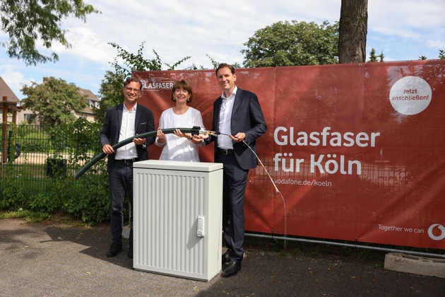 Eigenwirtschaftlicher Glasfaser-Ausbau: Vodafone und Meridiam kündigen Netzausbau in Köln an