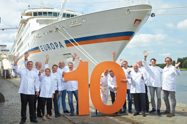 10-jähriges Jubiläum EUROPAs Beste: Genussfeuerwerk an Bord