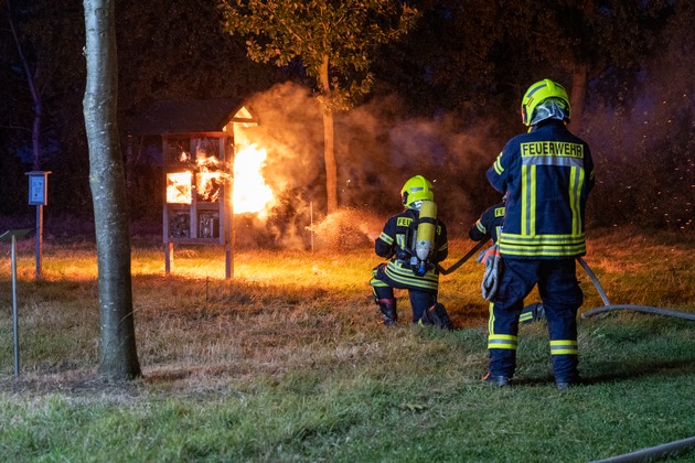 FW Flotwedel: Drei Einsätze fordern die Feuerwehren während der Großübung &quot;Eichkater&quot;