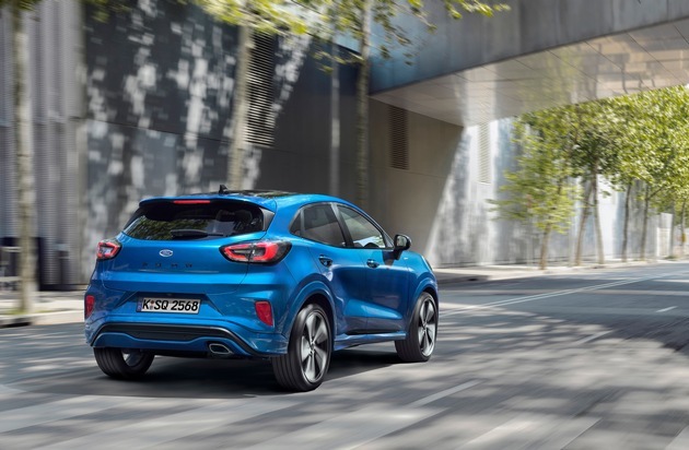 Ford-Werke GmbH: (Aktualisierung: Der neue Ford Puma: Ein Crossover SUV mit attraktivem Design und moderner EcoBoost Hybrid-Technologie