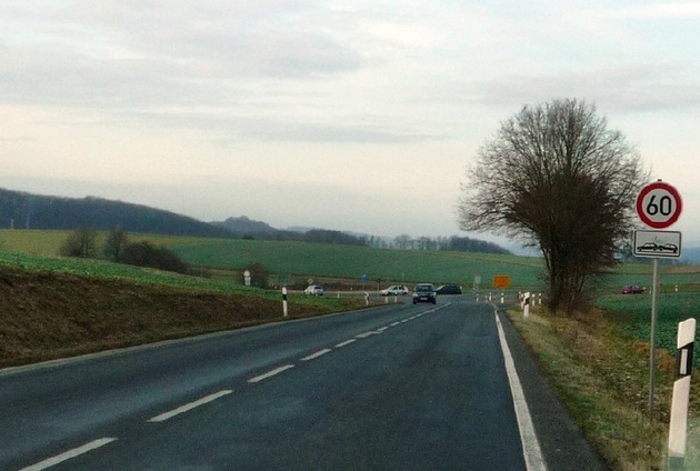 POL-NOM: 60 km/h zwischen Osterode und Dorste/ Unfallbekämpfung im Landkreis Osterode