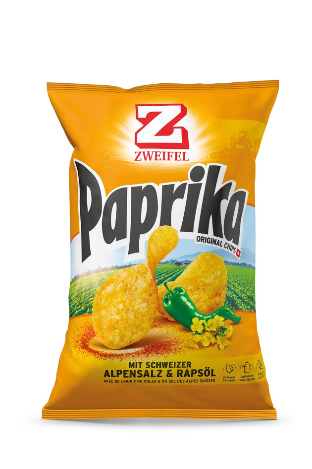 Zweifel passa all&apos;olio di colza svizzero e al sale delle Alpi