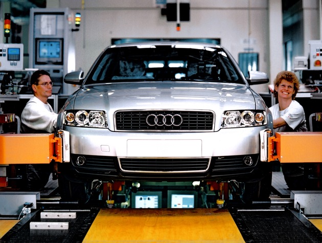 Jahrespressekonferenz der AUDI AG 2000: bestes Jahr der Unternehmensgeschichte