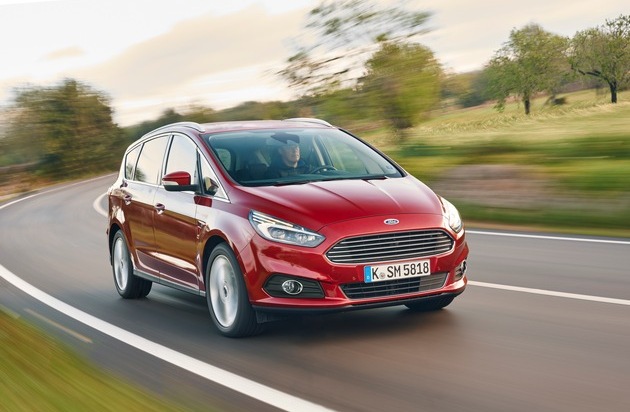 Ford-Werke GmbH: Ford S-MAX laut Ranking von "bf | forecasts" und "Focus online" der "Restwertriese" unter den Vans (FOTO)