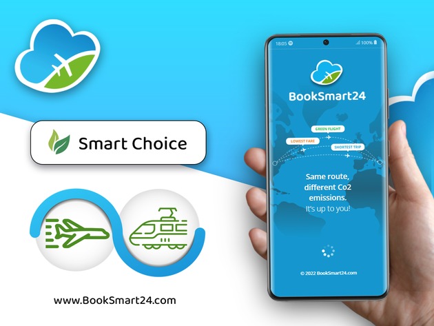 BookSmart24: viajar con conciencia ecológica, una nueva aplicación que encuentra la ruta con menos emisiones de CO2 hasta el destino deseado