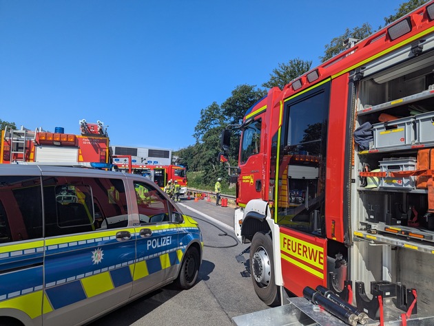 FW-EN: Verkehrsunfall auf der BAB 1