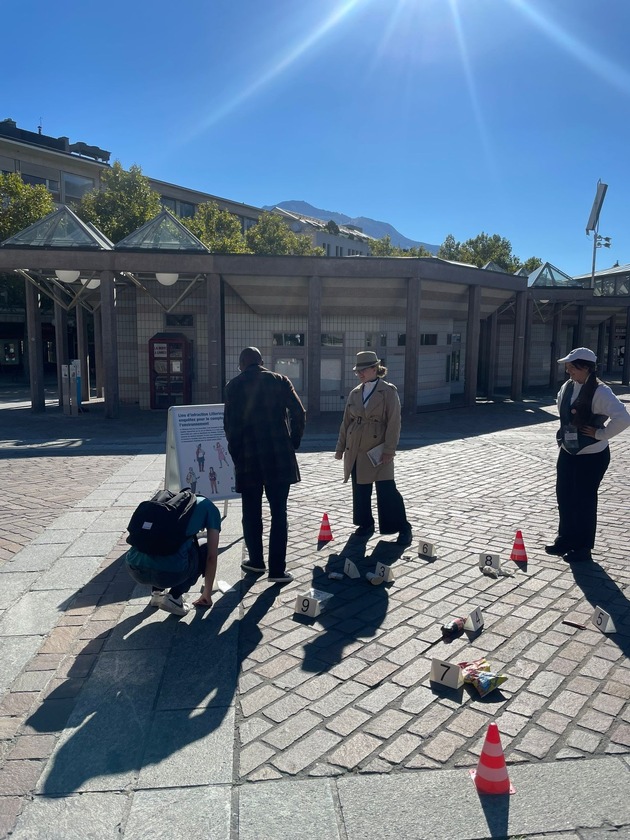 Communiqué: «Un détective à la recherche des auteurs de littering à Sion»