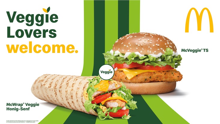 Veggie Lovers welcome: McDonald's Deutschland startet mit neuer vegetarischer Plattform in das Jahr 2026!