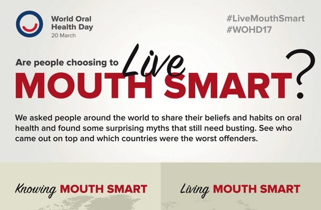 FDI World Dental Federation: Wahrheit oder Mythos? Weltweite Umfrage zum Weltmundgesundheitstag enthüllt die Wahrheit über unsere Mundpflegegewohnheiten