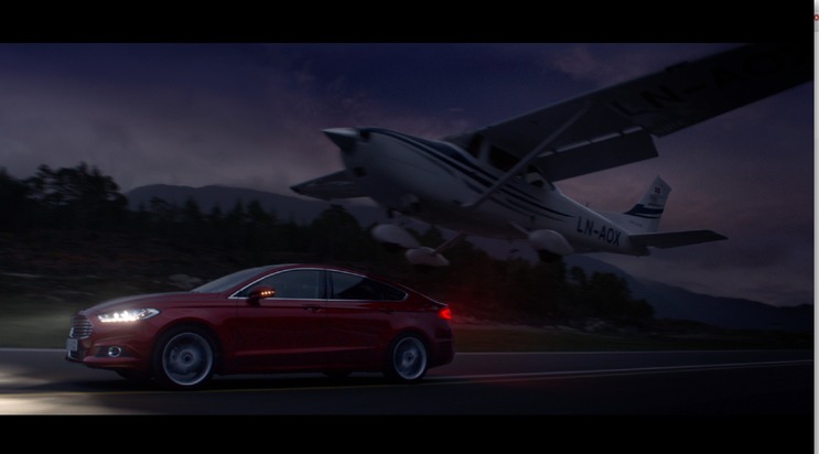 Start des TV-Spots &quot;Nachtflug&quot; für den neuen Ford Mondeo - inszeniert von Kult-Regisseur Rob Cohen