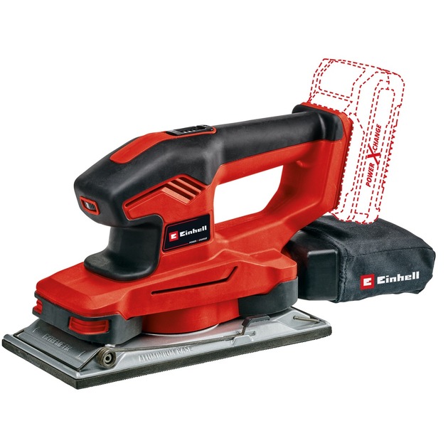 Lightweight and easy to handle – the Power X-Change cordless orbital sander from Einhell