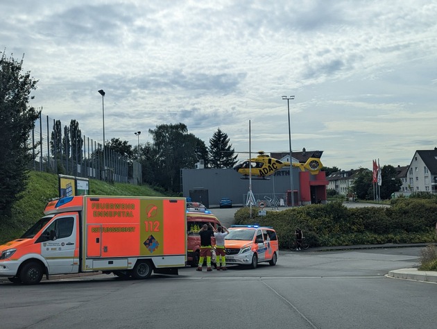 FW-EN: Verkehrsunfall mit Motorrad auf der Hagener Straße