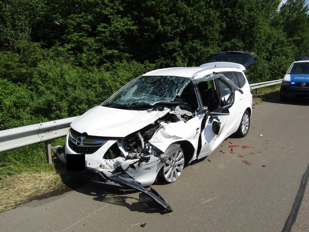 POL-PDKL: A62/Kusel, Leichtverletzt bei Verkehrsunfall