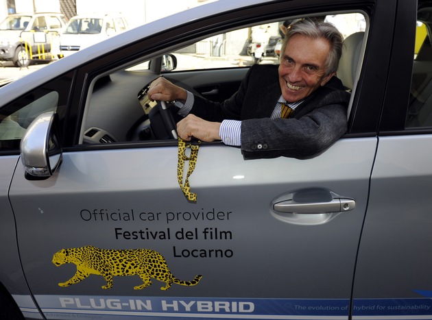 Toyota &quot;Official Car Provider&quot; am Festival del film Locarno / Marco Solari fährt emissionslos