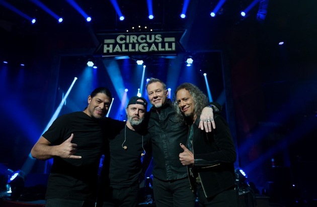 Universal International Division: METALLICA in Berlin: Exklusives Live-Erlebnis vor knapp 350 Fans ++ Zu Gast bei Circus HalliGalli