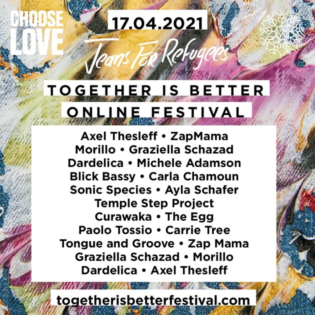 Virtuelles Musikfestival „Together Is Better” schafft Bühne für Flüchtlinge