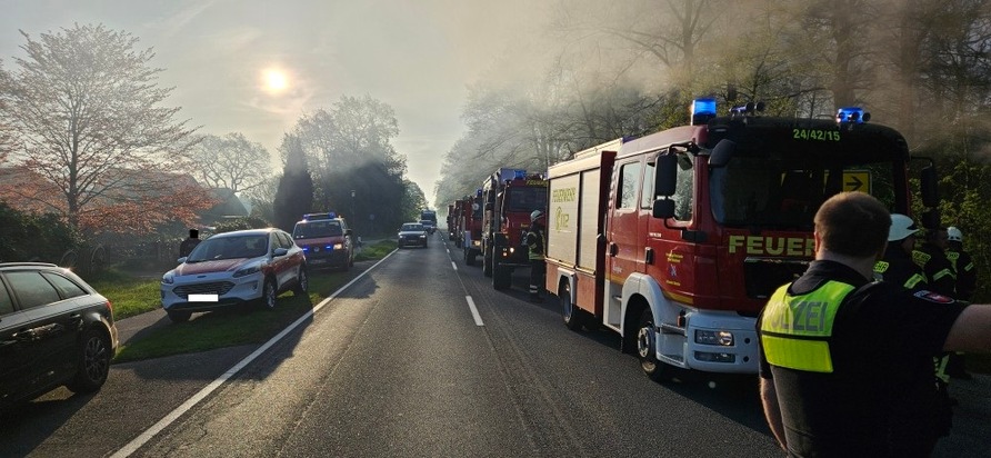 POL-CUX: PKW Brand in Drangstedt (Foto im Anhang)