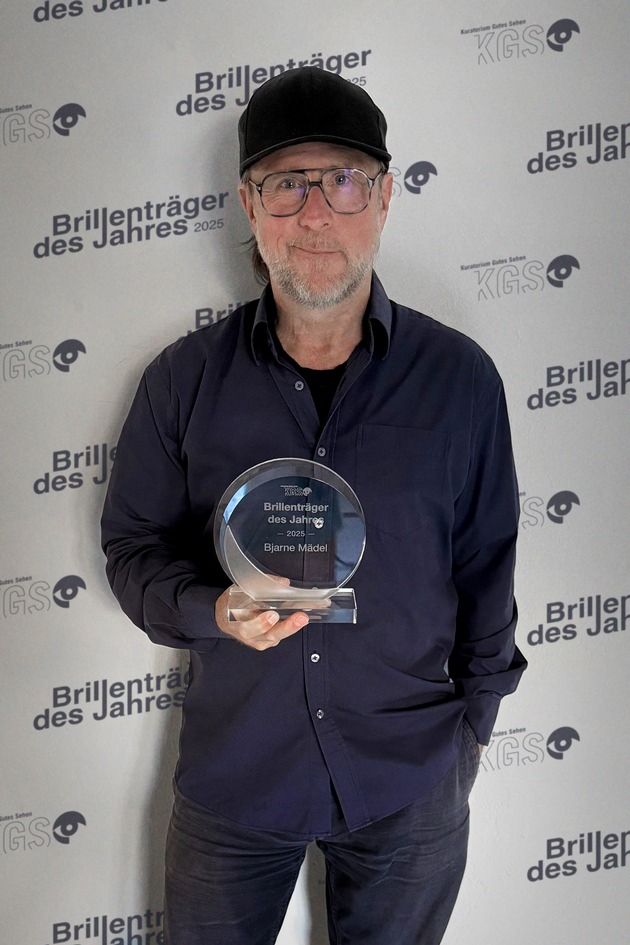 Bjarne Mädel ist Brillenträger des Jahres 2025