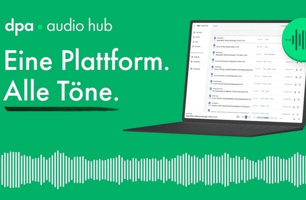 Startschuss für den dpa-Audio Hub: Neue Plattform für Podcaster und Audio-Produzenten