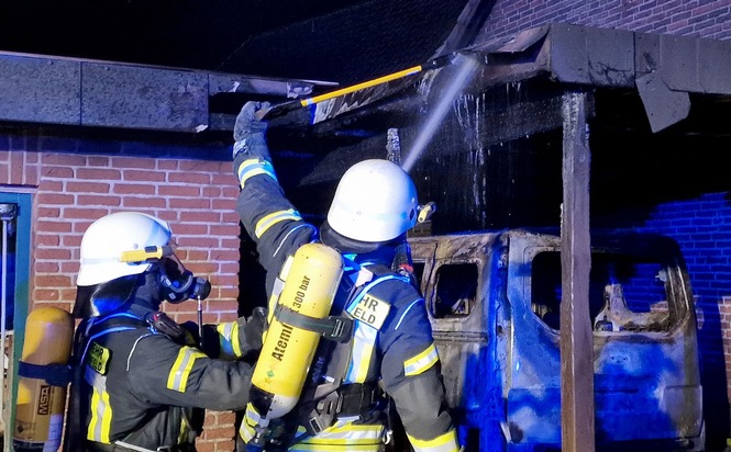 FW-RD: Entspannter Jahreswechsel für die Feuerwehren im Kreis Rendsburg-Eckernförde