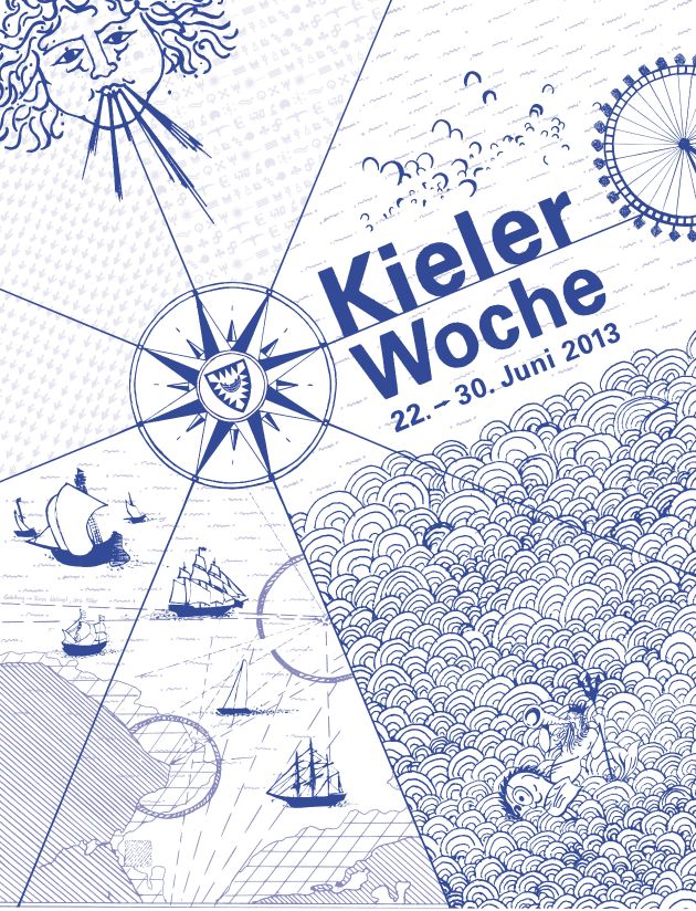 Großes Treffen der Botschafter in Blau - Marine präsentiert sich auf der Kieler Woche 2013 (BILD)