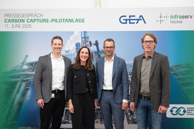 Höchst Industrial Park: Carbon capture pilot plant goes into operation