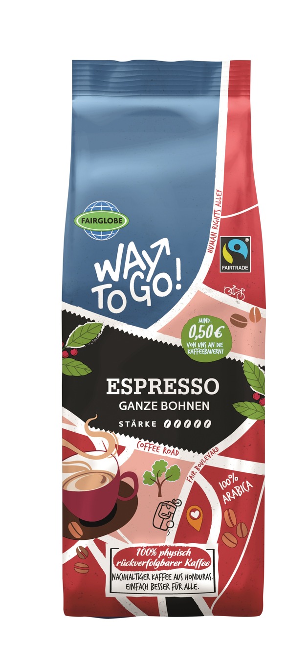 Neu im Sortiment: Lidl erweitert mit Way To Go-Kaffee seine Fairtrade-Produkte / Langfristiges Nachhaltigkeitsprojekt trägt zur Existenzsicherung der Kleinbäuerinnen und -bauern bei
