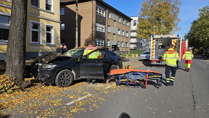 FW-WRN: Verkehrsunfall auf der Alten Münsterstraße