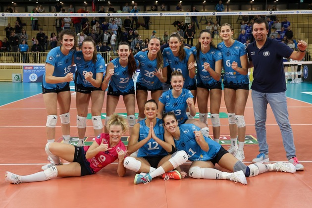 Zwei 3:0-Siege des VC Wiesbaden