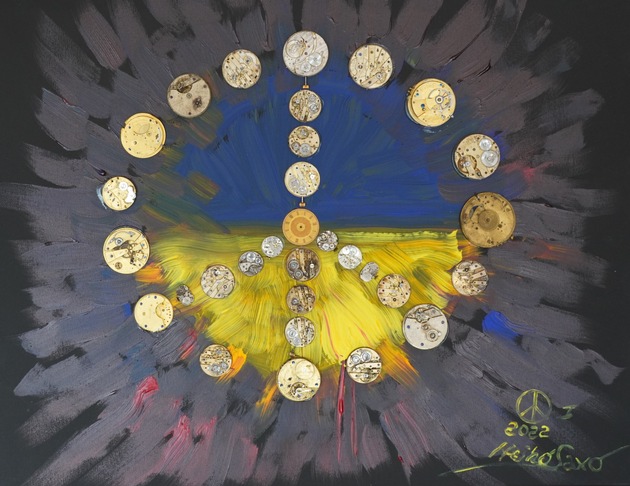Saxo Bank of Art / Value Coin- auf dem Vormarsch / &quot;Peace Time&quot;- neue Kreation von Heiko Saxo / www.saxobankofart.com