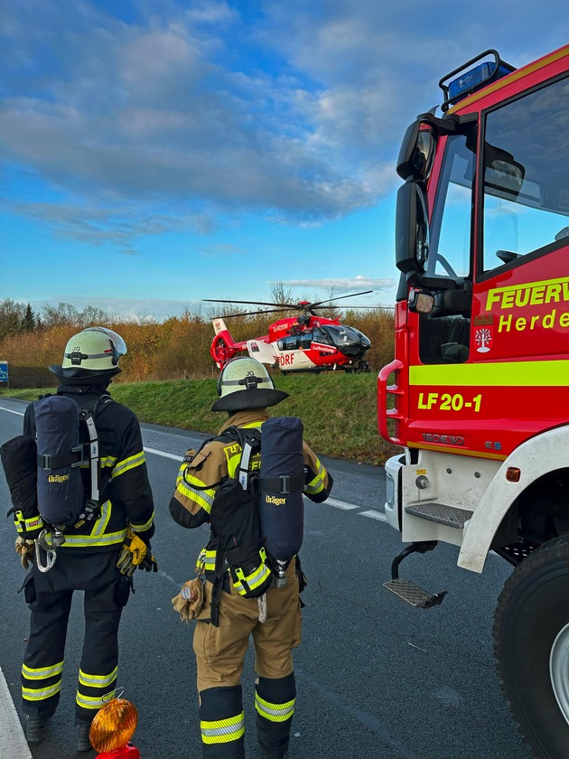 FW-EN: Zwei Radunfälle in wenigen Tagen - Unfall mit Schwerverletzten am Morgen auf der Wittbräucker Straße