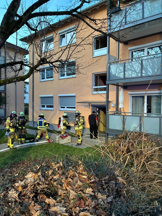 FW Weinheim: Brandgeruch in Mehrfamilienhaus l&ouml;st Feuerwehreinsatz aus