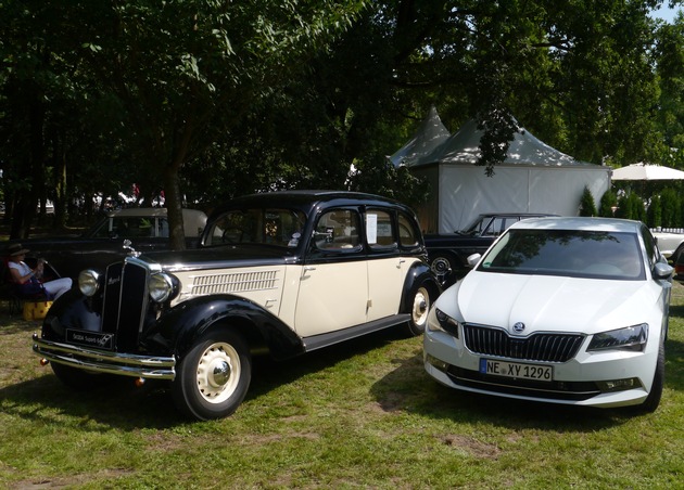 SKODA startet mit glanzvollen Klassikern bei der Oldtimer-Rallye Wiesbaden (FOTO)