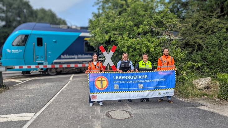 BPOL-KI: Gleisanlagen sind lebensgefährlich