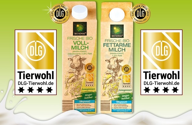 NORMA: Goldene DLG-Tierwohl-Prämierung für Milch der NORMA-Eigenmarke BIO SONNE verliehen / Höchste Tierwohl-Auszeichnung für den Lebensmittel-Händler