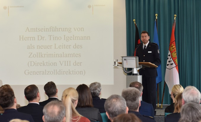 HZA-K: Dr. Tino Igelmann neuer für das Zollkriminalamt zuständiger Direktionspräsident der Generalzolldirektion