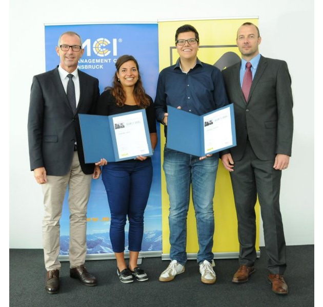 Engagierte MCI Studierende mit Raiffeisen International Award ausgezeichnet - BILD