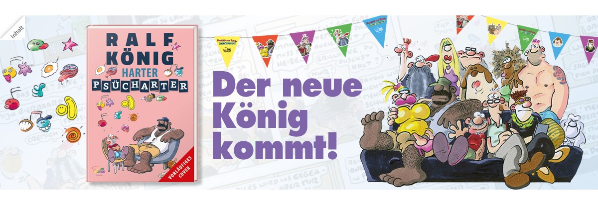 Ralf Königs „Harter Psücharter“ kommt - 2024 bei der Egmont Comic Collection!
