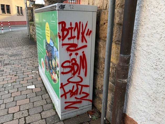 POL-PDLD: Sachbeschädigung durch Graffiti
