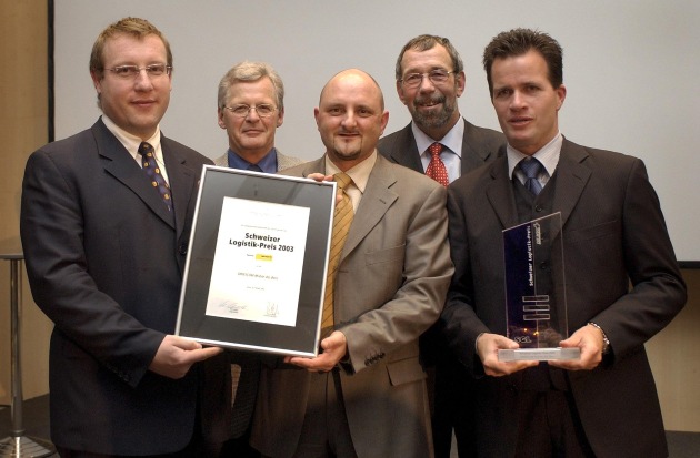Swisscom Mobile erhält Schweizer Logistik-Preis 2003: Dank innovativer Logistik Reparaturleistungen und Kundenzufriedenheit optimiert