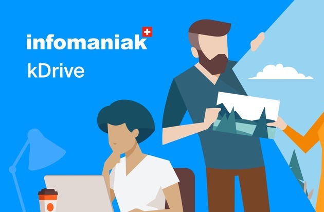 Infomaniak: kDrive: la prima soluzione di archiviazione collaborativa svizzera al 100% per PMI e privati