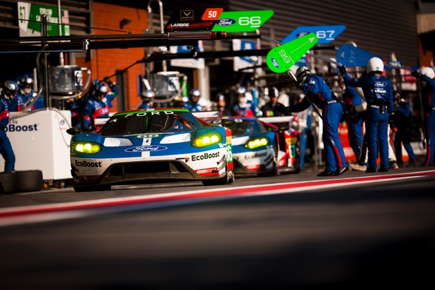 Erster Podestplatz im zweiten WM-Lauf: Ford Chip Ganassi Racing erobert in Spa-Francorchamps Rang zwei (FOTO)