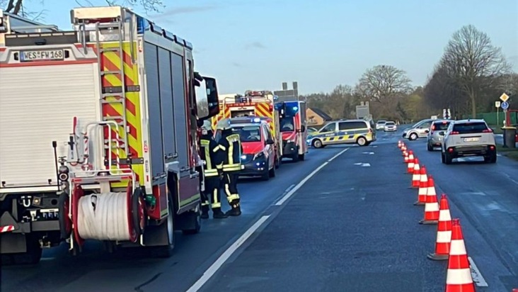 FW Sonsbeck: Person eingeklemmt