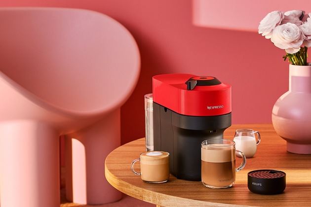 Die neue Krups Nespresso VERTUO POP verspricht ein buntes Kaffeeerlebnis