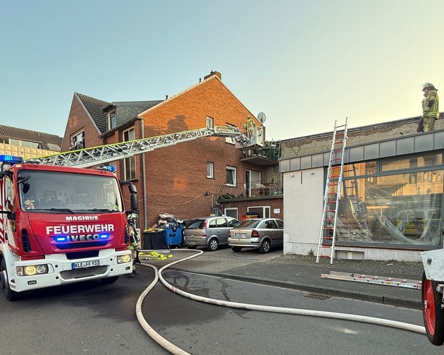 FW-KLE: Wohnungsbrand an der Hagschen Straße