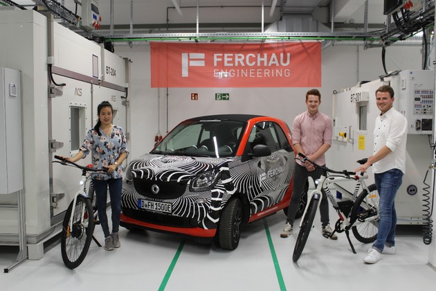 FERCHAU München AUTOMOTIVE verlost E-Smart und E-Bikes