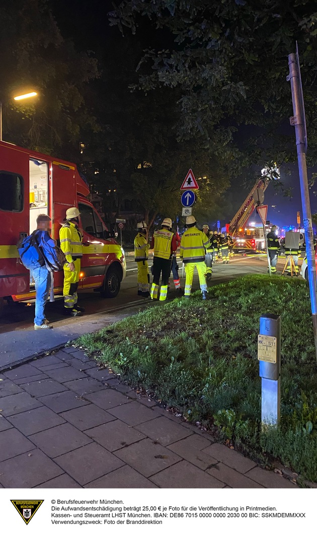 FW-M: Wohnung in Vollbrand (Thalkirchen)