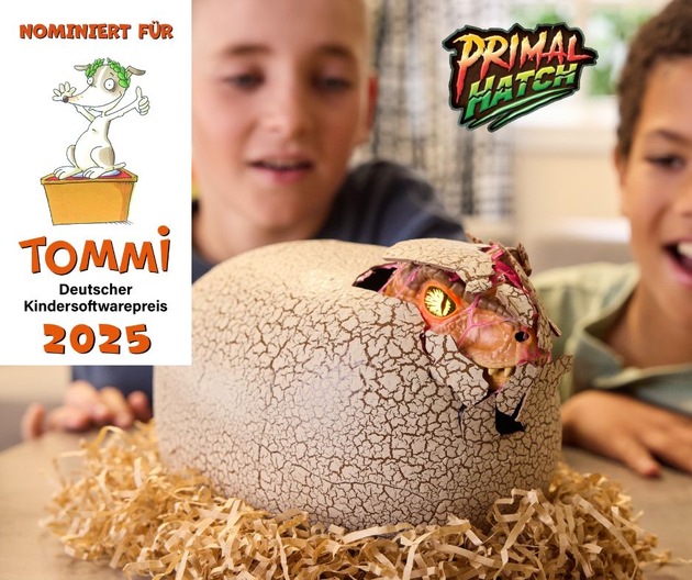 Spin Master | Primal Hatch nominiert für TOMMi Kindersoftwarepreis 2025