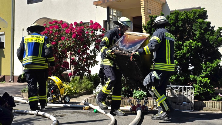 FW Celle: Küchenbrand
